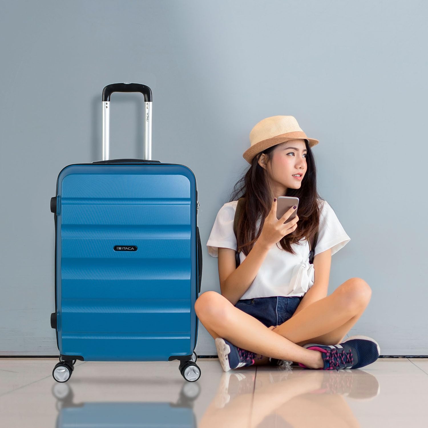 Valigia Da Stiva Rigida - Trolley Grande Con Ruote , Valigia 23kg Per Viagg