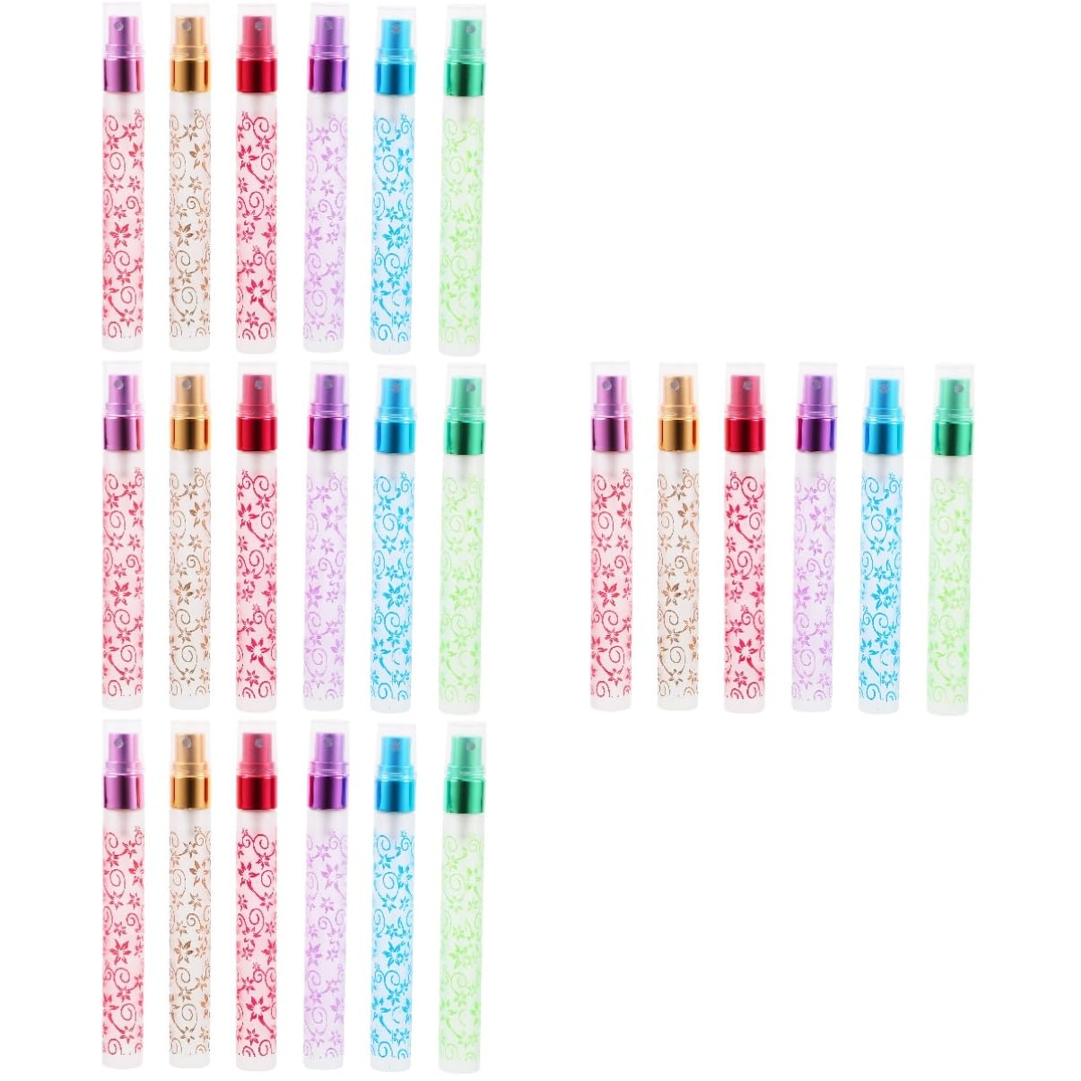 4 Set Bottiglie Spray Opaco Per Cosmetici E Profumi Pratiche Per Viaggi Ricaricabili E Riutilizzabili 6 Pezzi*4