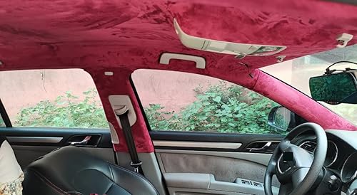 Miniatura 13 de Tela de gamuza con respaldo de espuma, 60 pulgadas de ancho x 120 pulgadas de largo, material de revestimiento de gamuza para automóvil, camión, RV