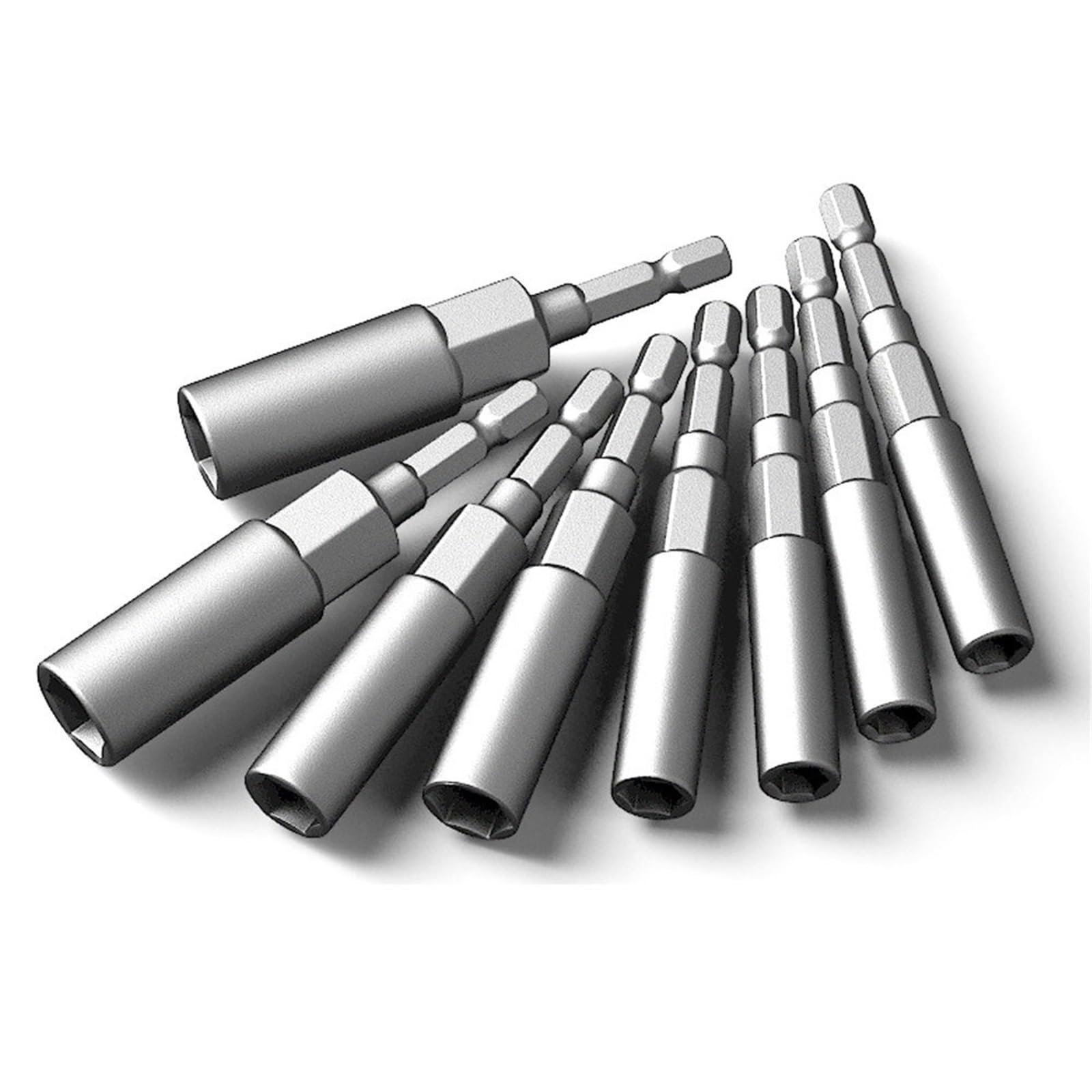 10/15 szt. długość pogłębiony adapter gniazda udarowego 5,5-19 mm zestaw nasadek wkrętakowych 1/4 cala śrubokręt głowica klucza zestaw narzędzi ręcznych