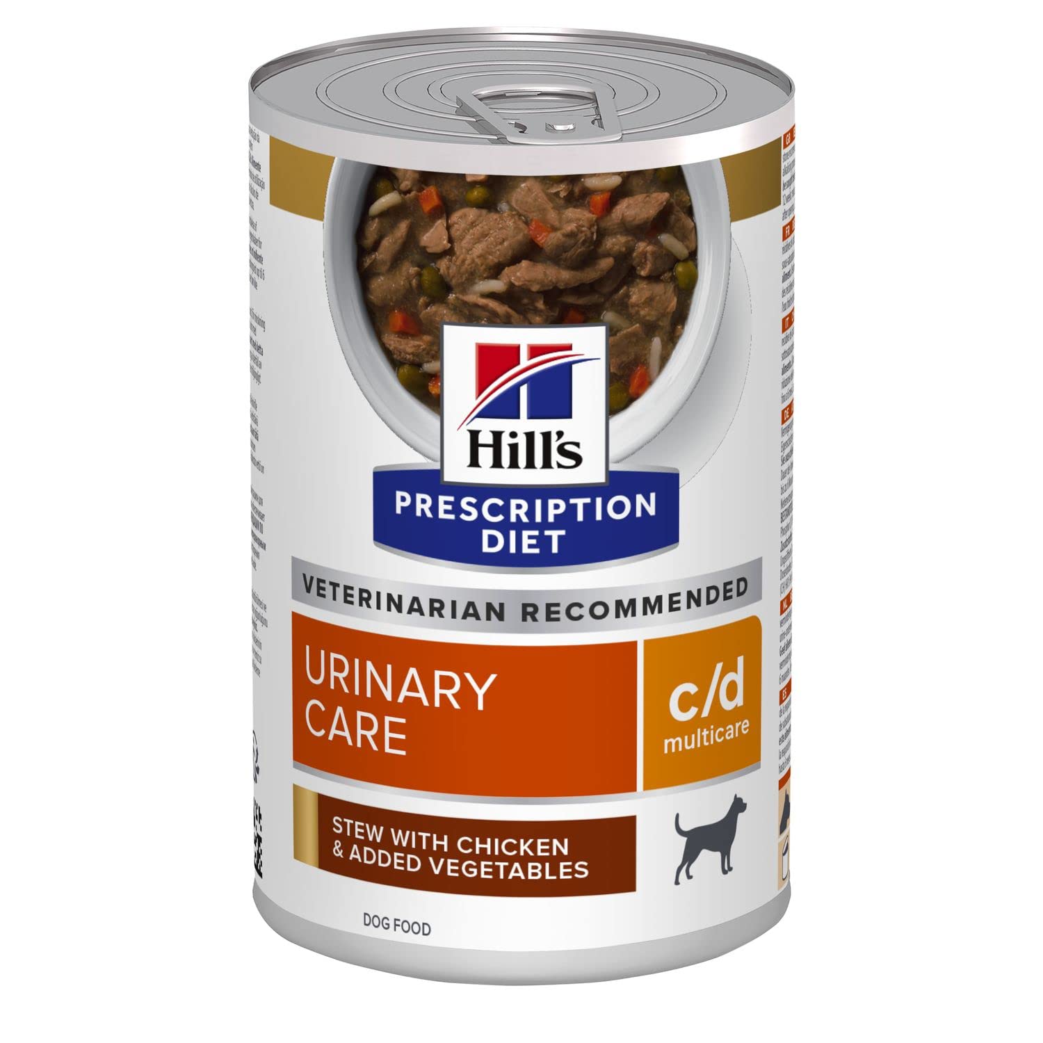 HILL'S PRESCRIPTION DIET Hills Pet Nutrition S.L. Pd Can C/D Stew Chicken/Verdu 12/354G 603866 Hills 400g
