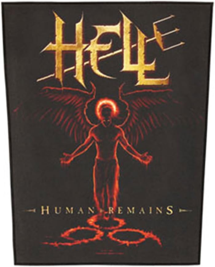 XLG Hell Human Remains Back Patch Album Art Heavy Metal Jacket Sew On Applique