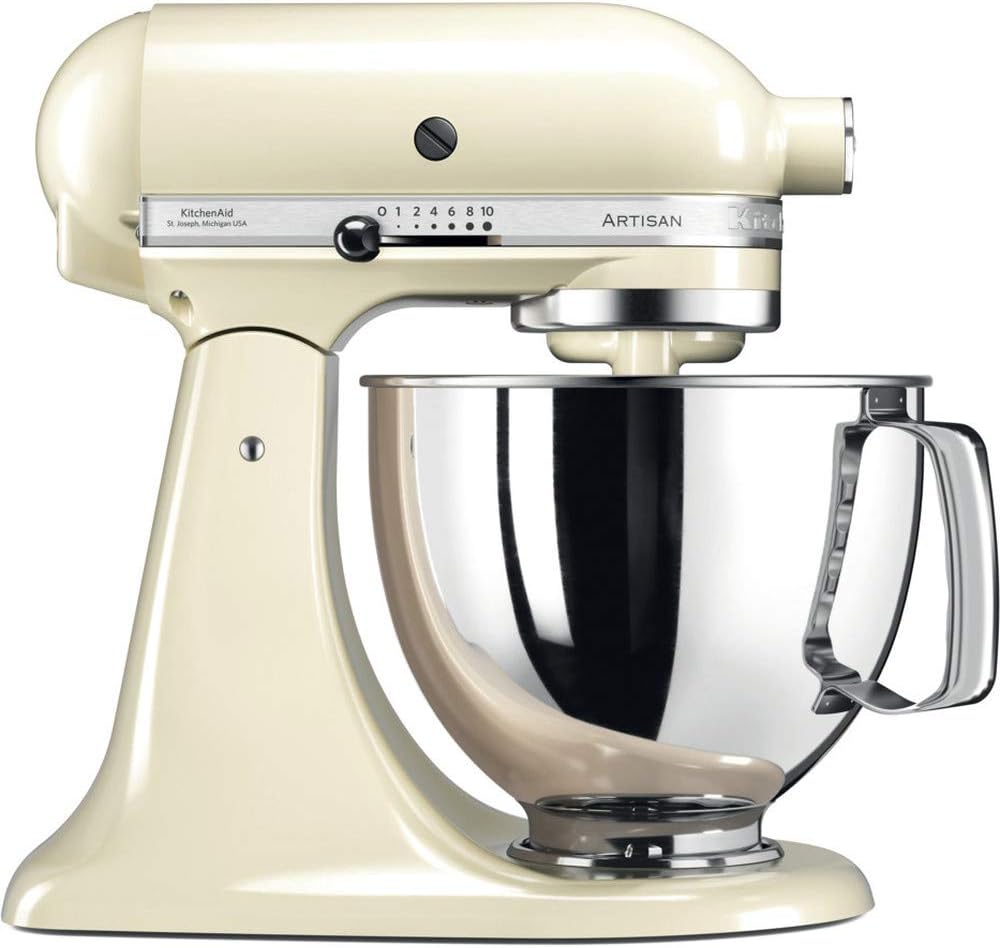 Artisan Tilt-Head Stand Mixer, Almond Cream, 4.8 Litre, 5KSM125BAC