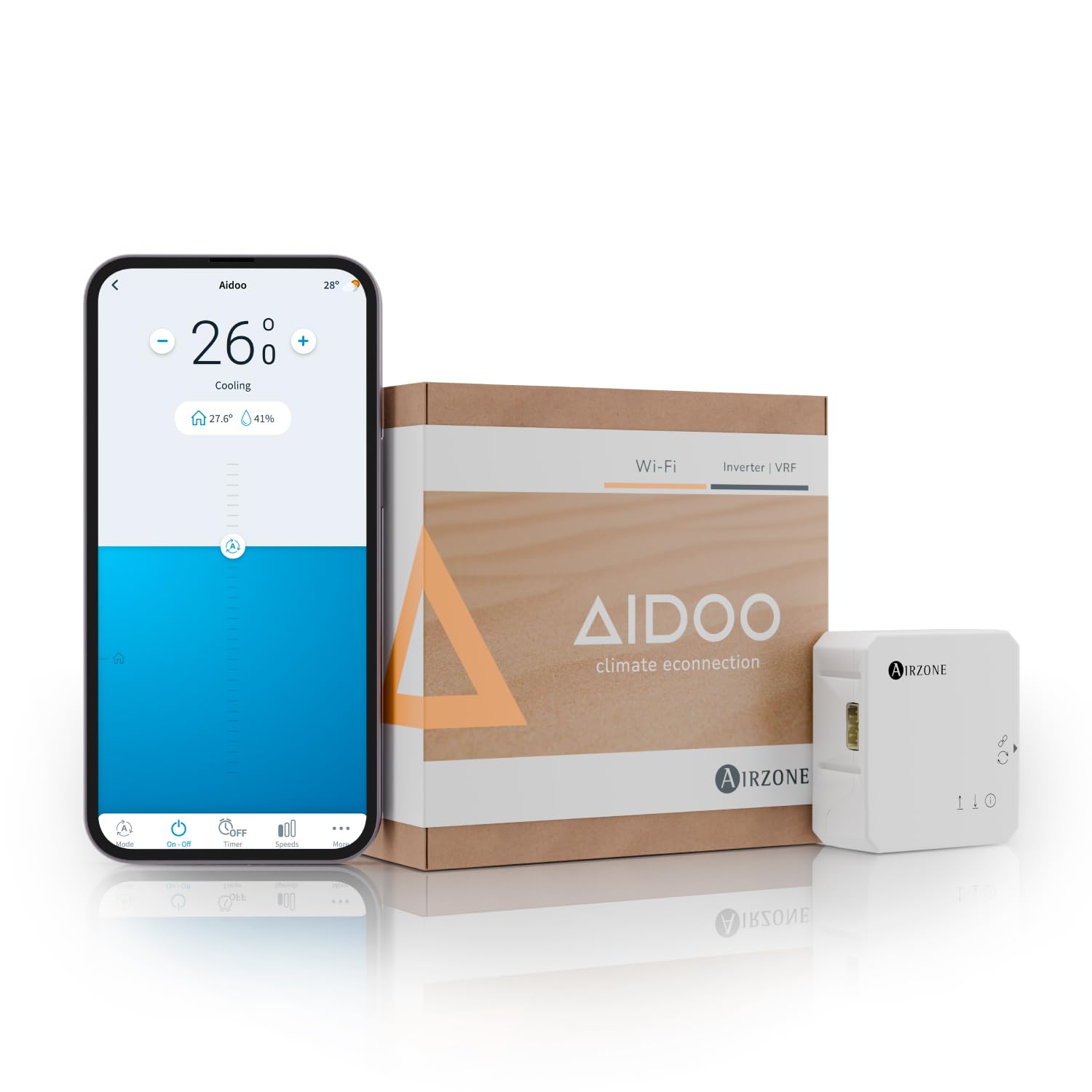 AIRZONE – Aidoo WiFi Control for Air Conditioning - Compatible with GREE U-Match R32 AZAI6WSCGR1 - Remote Air Conditioner Control and Scheduling via App - Compatible with Google Home y Alexa