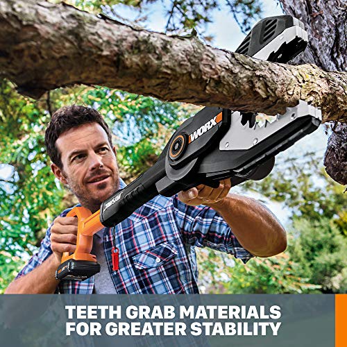 WORX WG320 20V Power Share Cordless 6-inch JawSaw Chainsaw with Auto-Tension