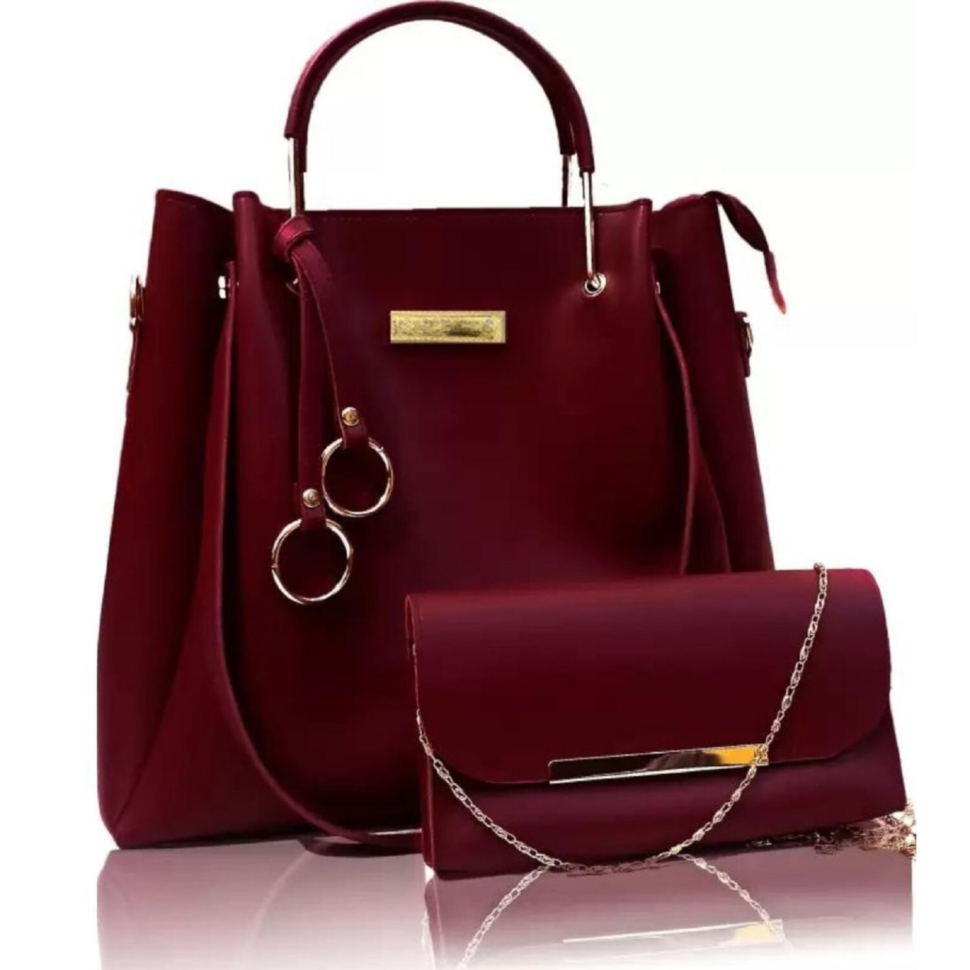 Fortify Style Leatherette Latest Handbags For Women's Ladies Combo Of 2