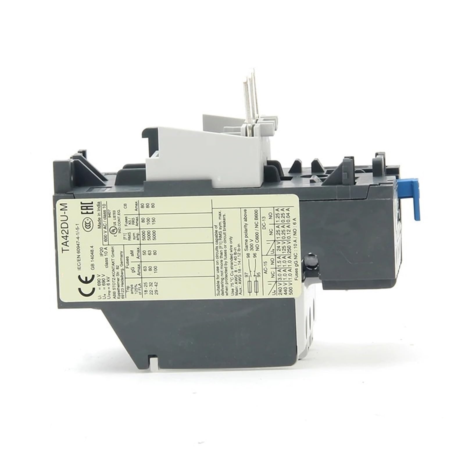 JJHQOKYNA Relay TA42DU-42M Product ID 1SAZ311201R2003