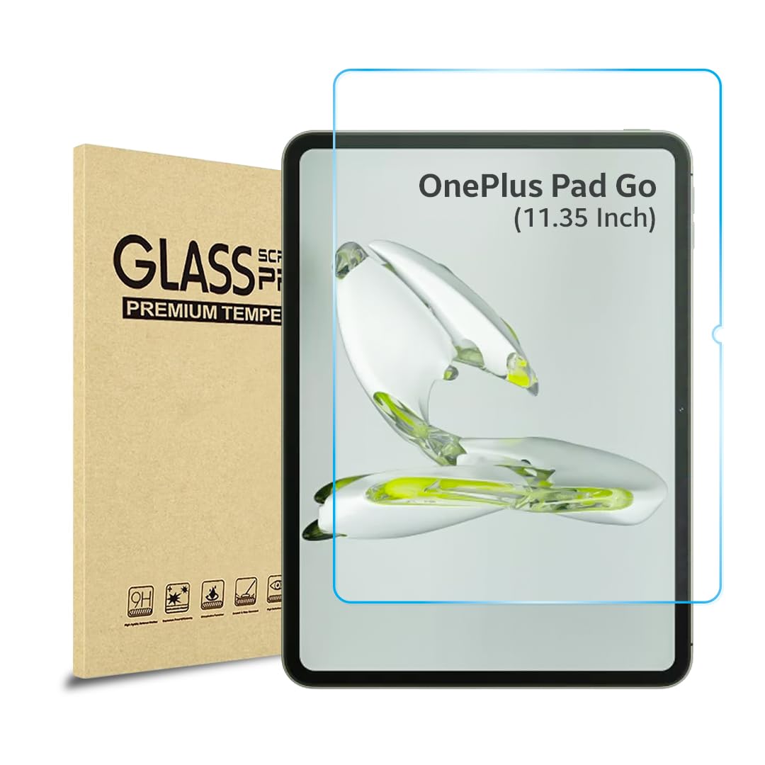 Czartech Tempered Glass Screen Guard Protector For OnePlus Pad Go 11.35 inch | Anti-Scratch, Smudge Proof, Precise Cut-outs & Bubble-Free Installation [1-Pack]-image-7