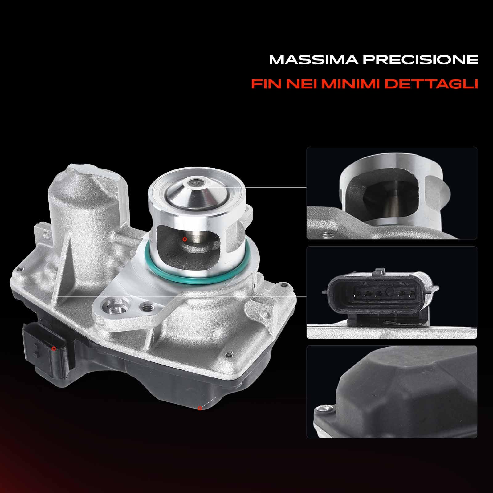Frankberg Valvola EGR a 5 Poli 147109816R | Compatibile con: Vivaro Box, M.e.g.a.n.e IV Grandtour K9A/M_, M.e.g.a.n.e III Coupé DZ0/1_, Classe C W205, Kadjar HA_ HL_