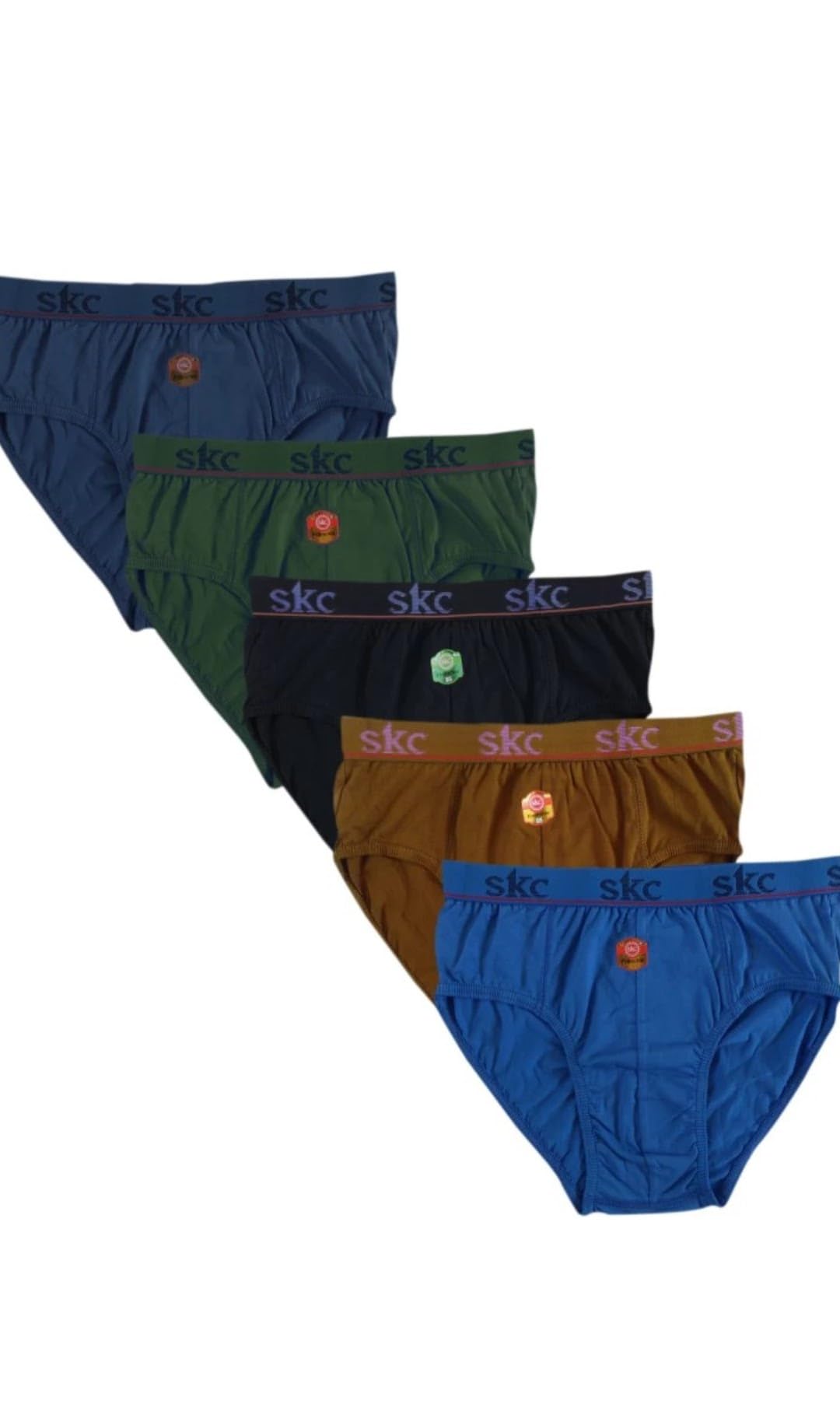 SKC® Men's Cotton Brief (Pack of 5) Multicolour-picture-50