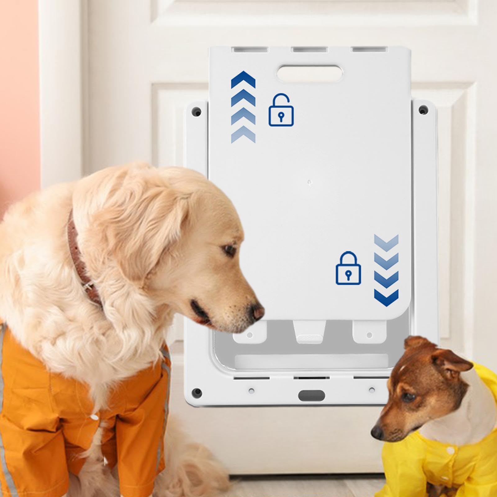 Porta Per Cani Enjoying - Recinto Sicurezza Per Scale E Porte, 80x100 Cm, Per Cuccioli E Gatti