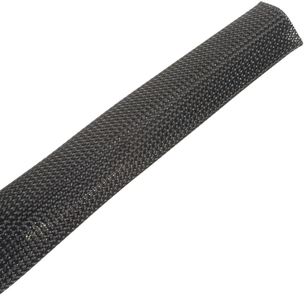 Techflex 1/2" Clean Cut Sleeving 100 ft. Black