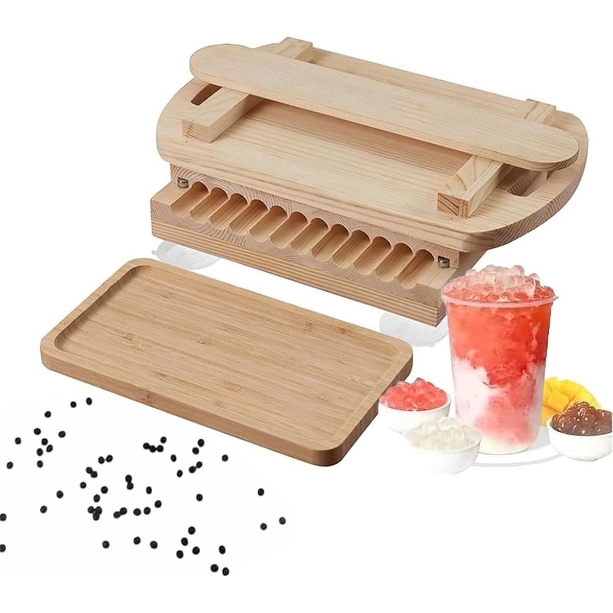 Macchina per creare perle di tapioca, stampo regolabile in 3 dimensioni (15/19/22 mm) per Bubble Tea, negozio di tè al latte e cucina di casa