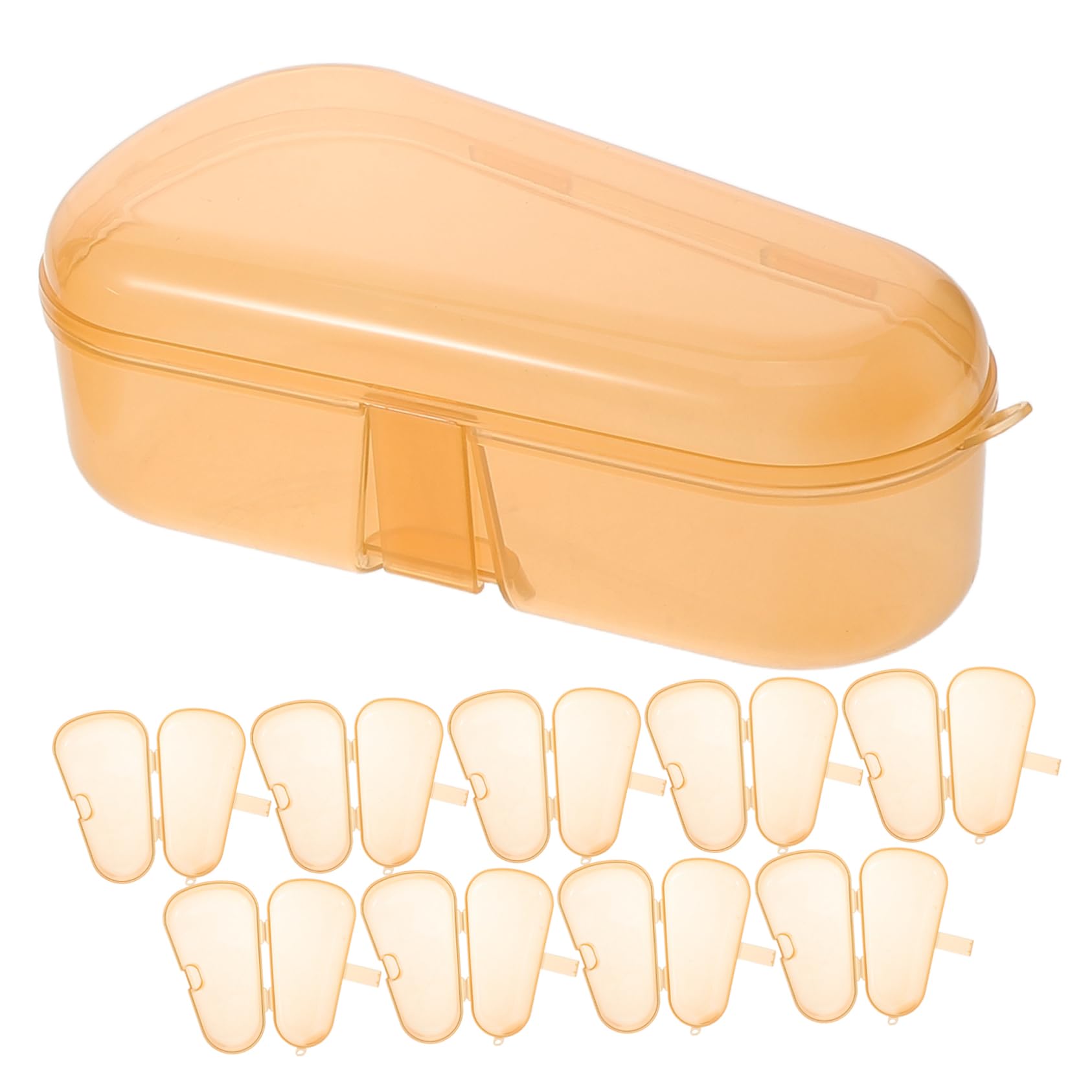 Beaupretty Baby Pacifier Holder Plastic Storage Box Pacifier Keepsake Box Baby Organizer