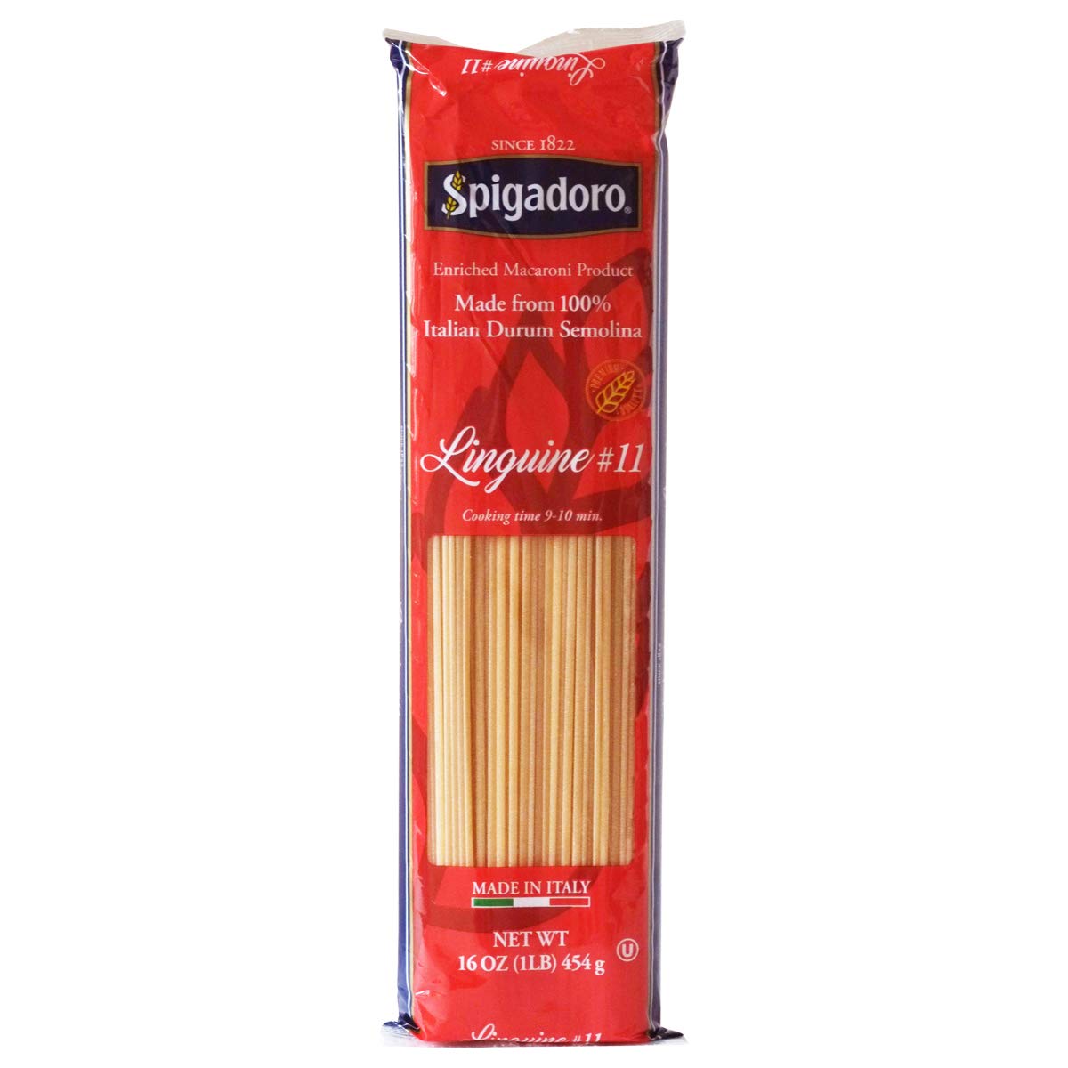 Linguine Spigadoro Italian Pasta 1 Pound - Pack of 12
