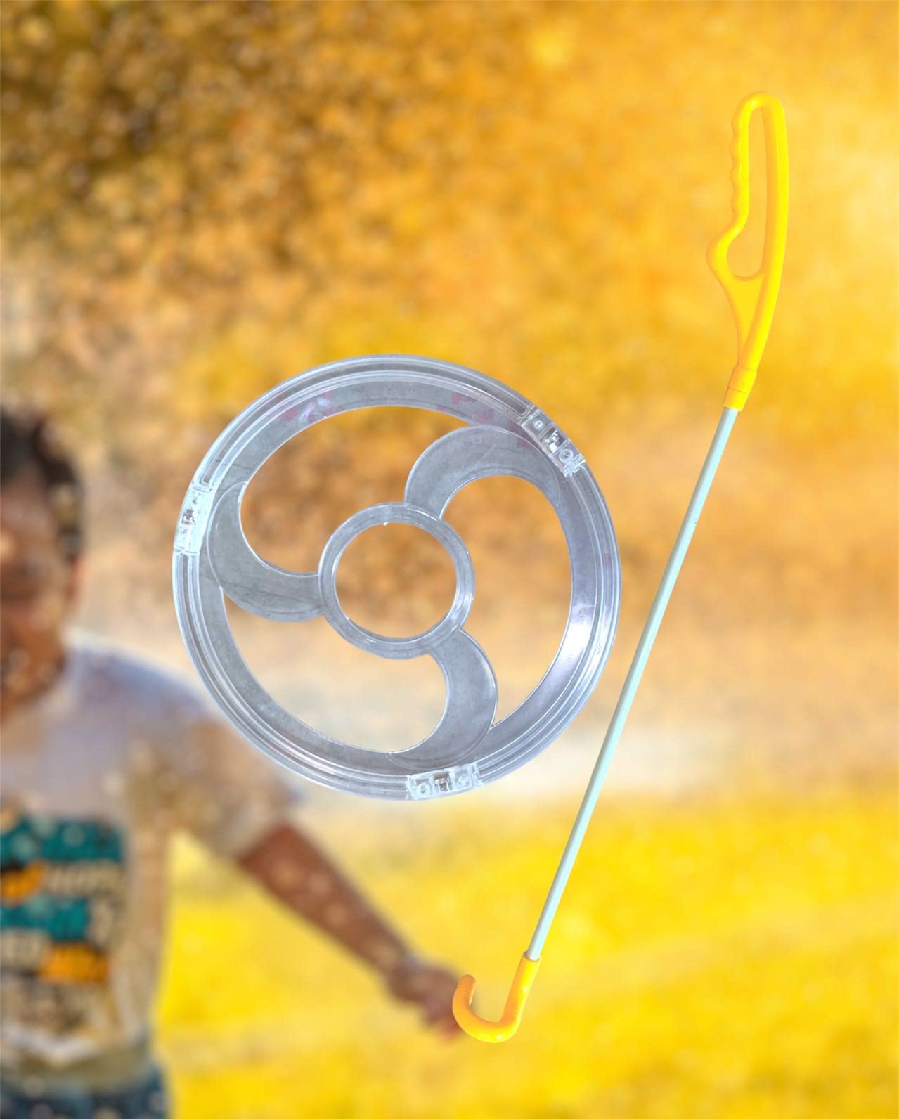 COOLBABY Wheel Spinning Toy, Outdoor Hoop Toy Outdoor Balance Exercise for Parent-Child Interactive Outdoor Hoop Rolling Toy Kid Balance Exercise Tool Parent‑Child Movement XA64-WT-SRK