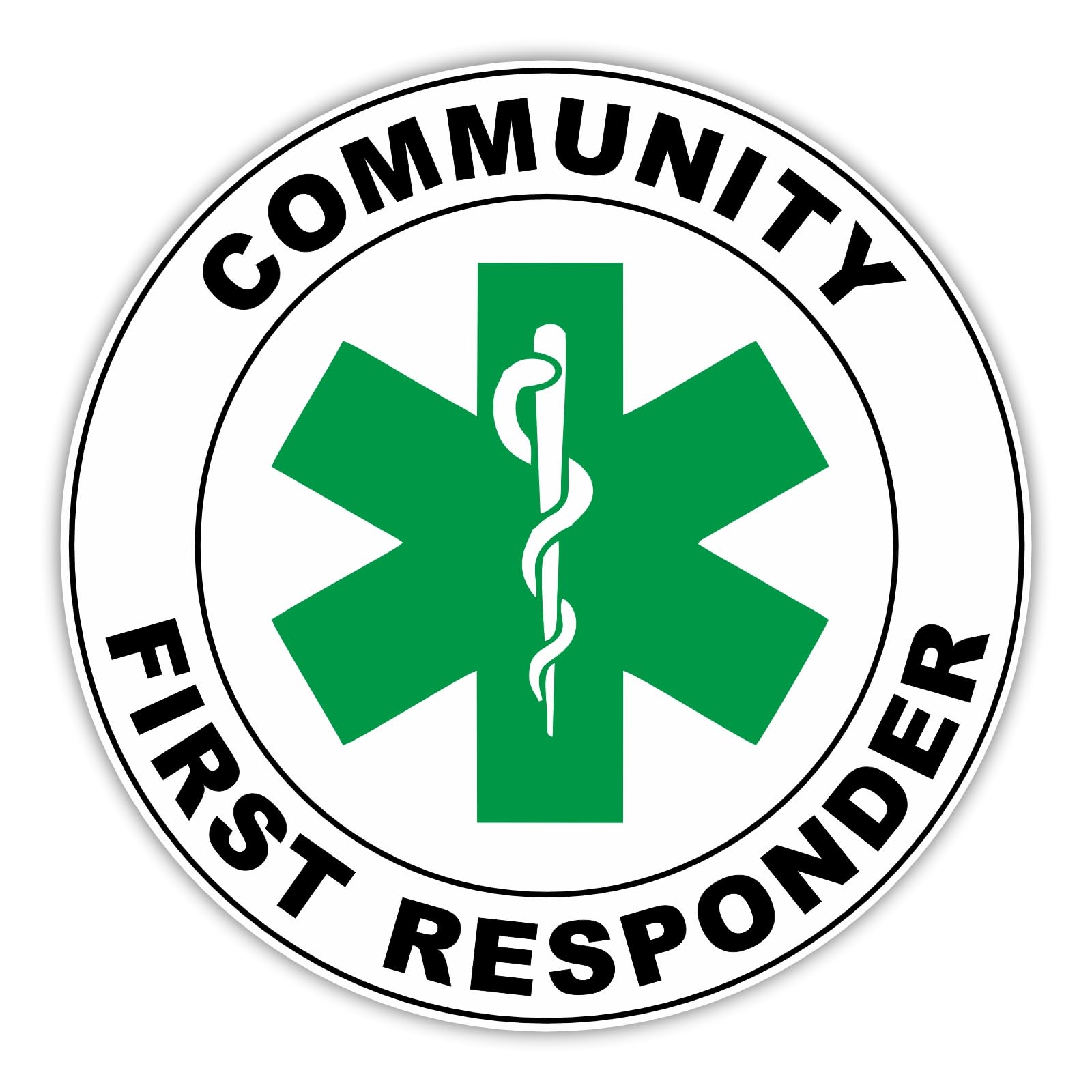 Platinum Place Uv Specialist Full Colour Inks 1 X H24e Sticker Community First Responder Medical Health And Safety Sign Car Window Alert Notice Doctor Hospital Surgery Healthcare Paramedic Emergency 100Mm (Externally To Smooth Surfaces)