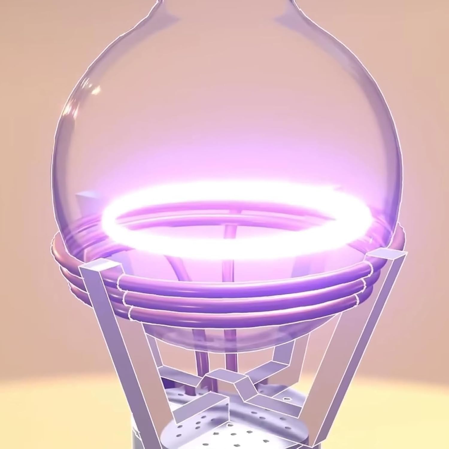 Toroid-Schaltkreis-Plasma-Ringkugel, 9cm DIY Leuchtkit, Plasma-Licht Für Party-Dekoration, Outdoor-Aktivitäten & Wissenschaftsgeschenk