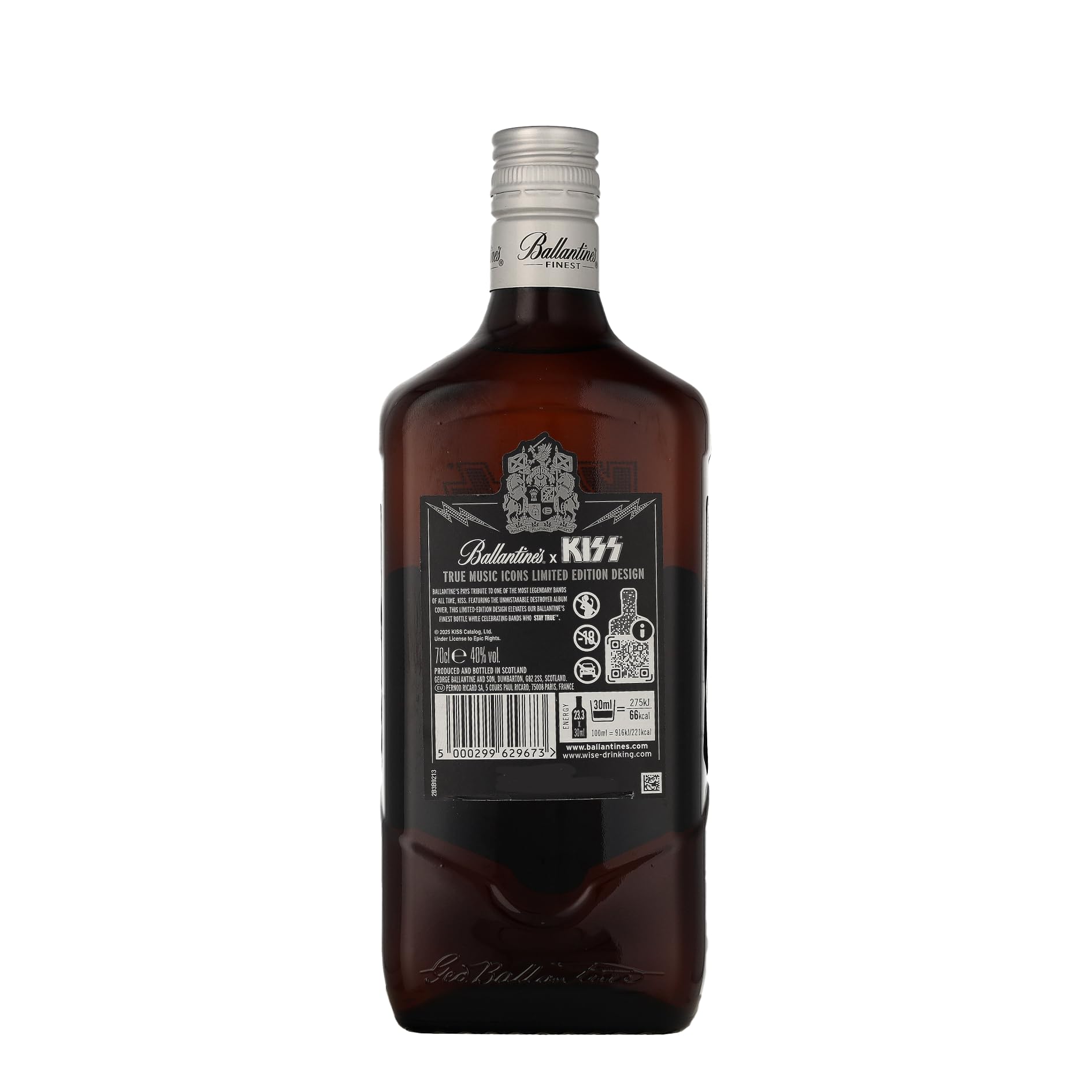 KISS Ballantine's Finest 4本セット Ballantine's Finest KISS Edition - Limited Whisky - Ballantine's