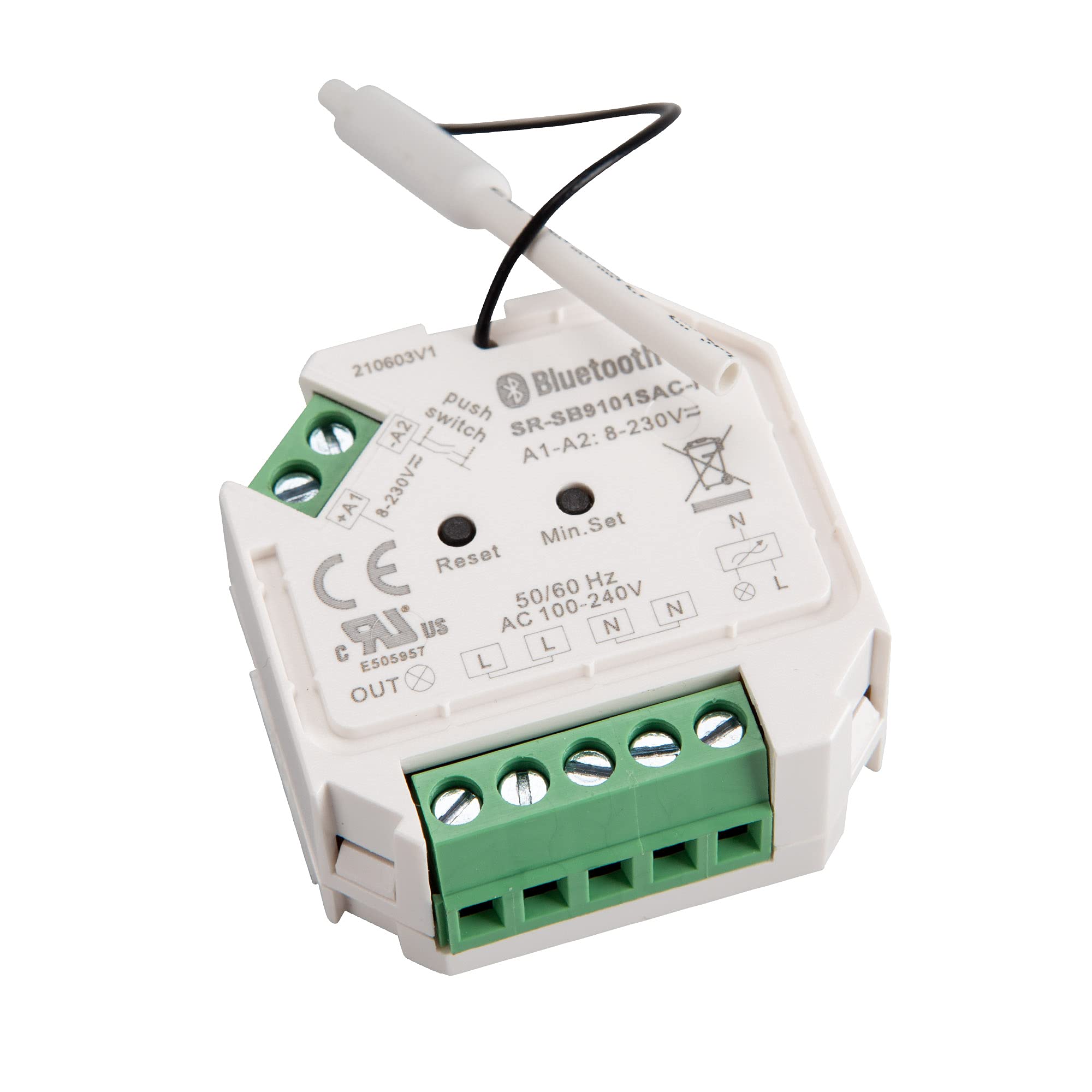 LED Connect - Regulador de intensidad de fase (Bluetooth, 230 V, universal)