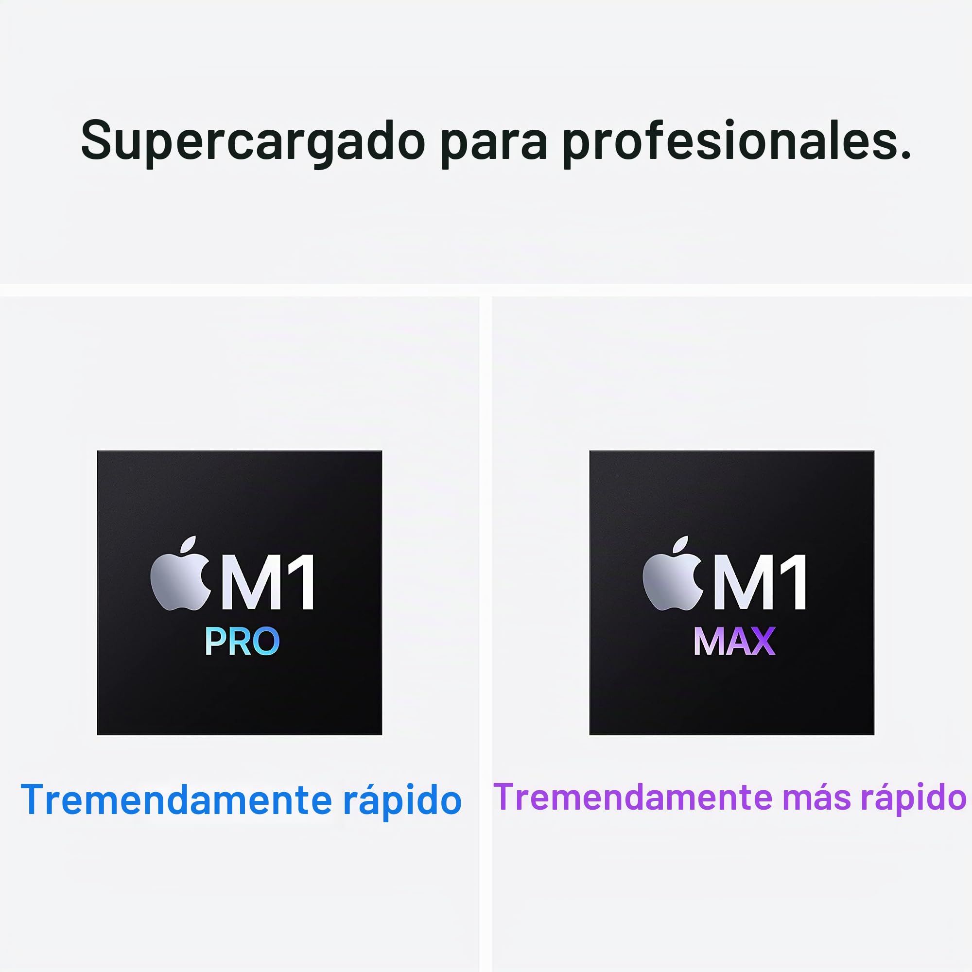 Apple MacBook Pro (16 Pulgadas, Chip Apple M1 Pro con CPU de 10 núcleos y GPU de 16 núcleos, 16 GB RAM, 1 TB SSD) - Gris Espacial