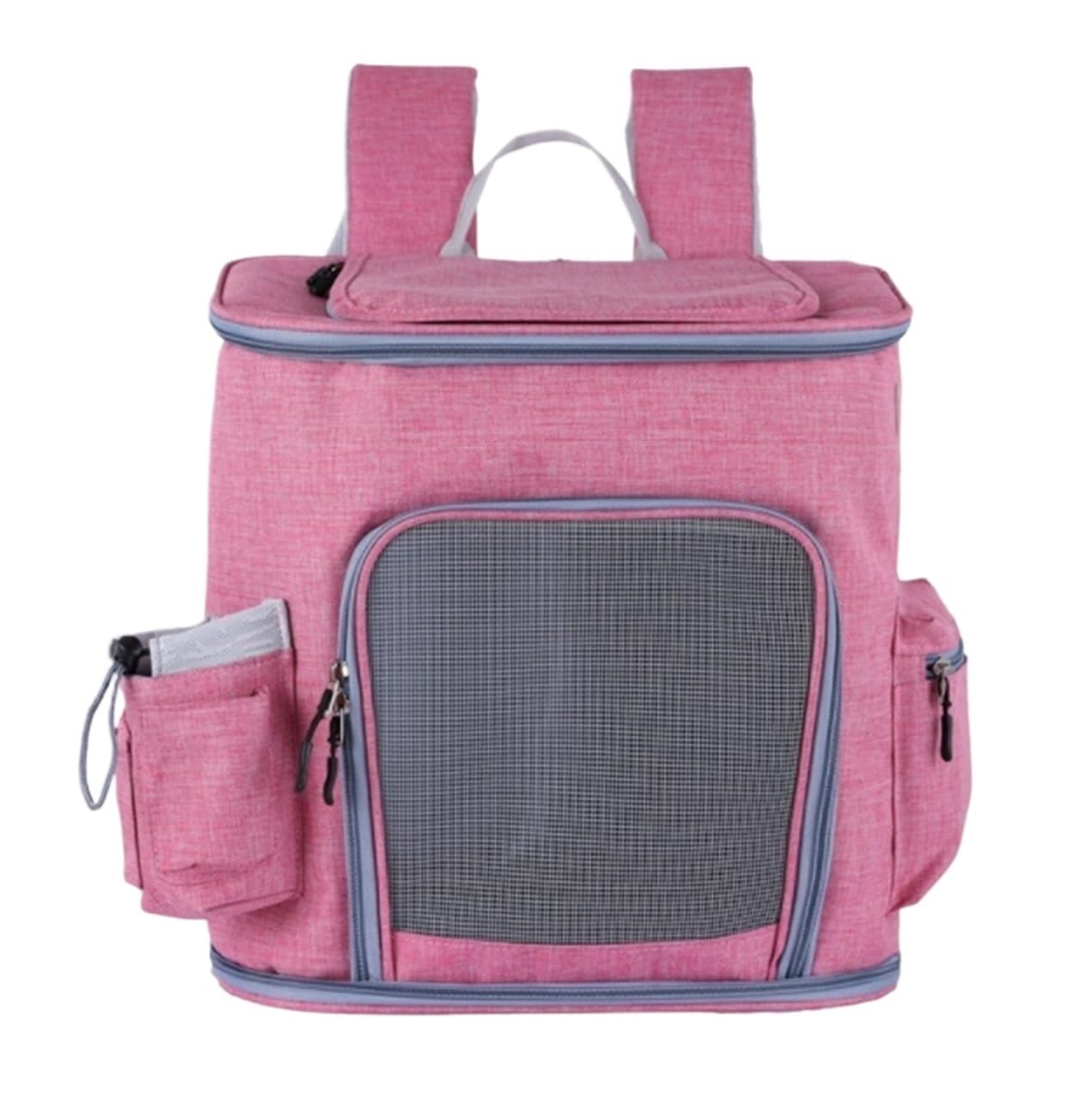 Sac à dos de voyage pour animaux compagnie rosa transport chat et chien