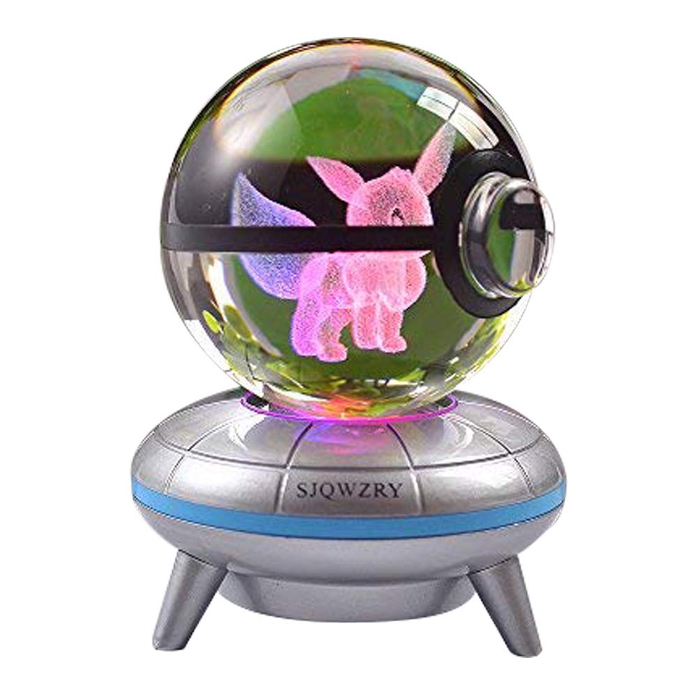 Eevee 3D Crystal Ball LED Night Light