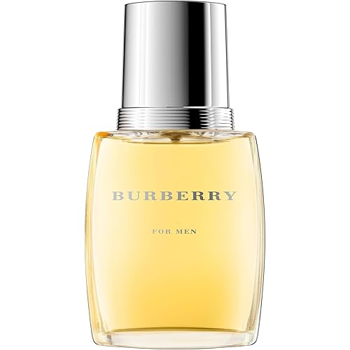 BURBERRY Classic Eau de Toilette – Woody Men's Cologne – With Notes of Bergamot, Fresh Mint, Sandalwood & Amber – Long Lasting Fragrance
