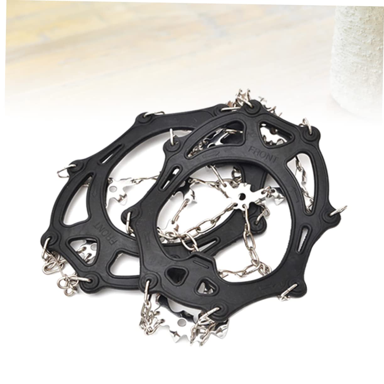 KOMBIUDA Snow Spikes for Hiking Boots Anti-Skid Claws Silicone Grips for Winter