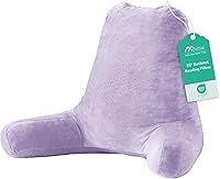 Vista 10 de Sasttie Almohada de lectura para sentarse en la cama, de espalda, respaldo para silla de apoyo, artículos esenciales para dormitorio universitario