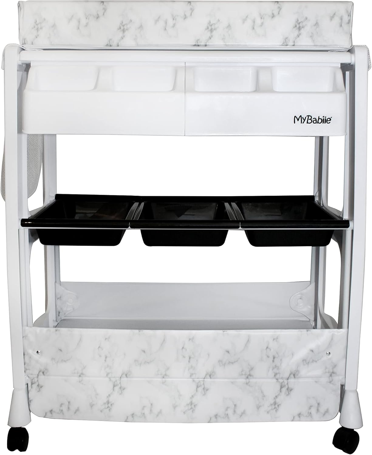 My Babiie Grey Marble Baby Bath and Changing Unit White Amazon.co.uk