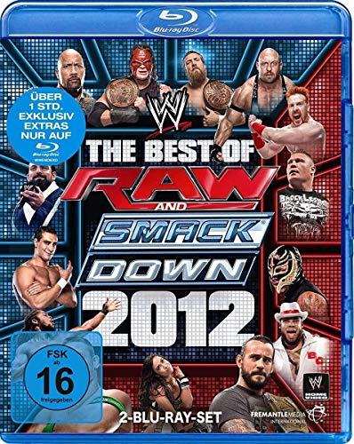 Disco Blu-ray de Raw & Smackdown 2012 antología completa de combates WWE importada de UK 2