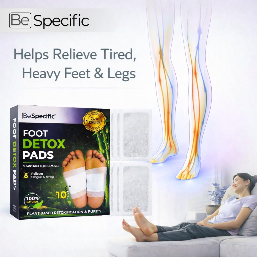 Detox Foot Patches for Weight Loss (Premium Quaility) Foot Detox Pads, Cleansing Toxin Remover Foot Patches, Pain Relief, Stress Relief Sleep Patch for Detoxification, For Men & Women — Amazon image 5
