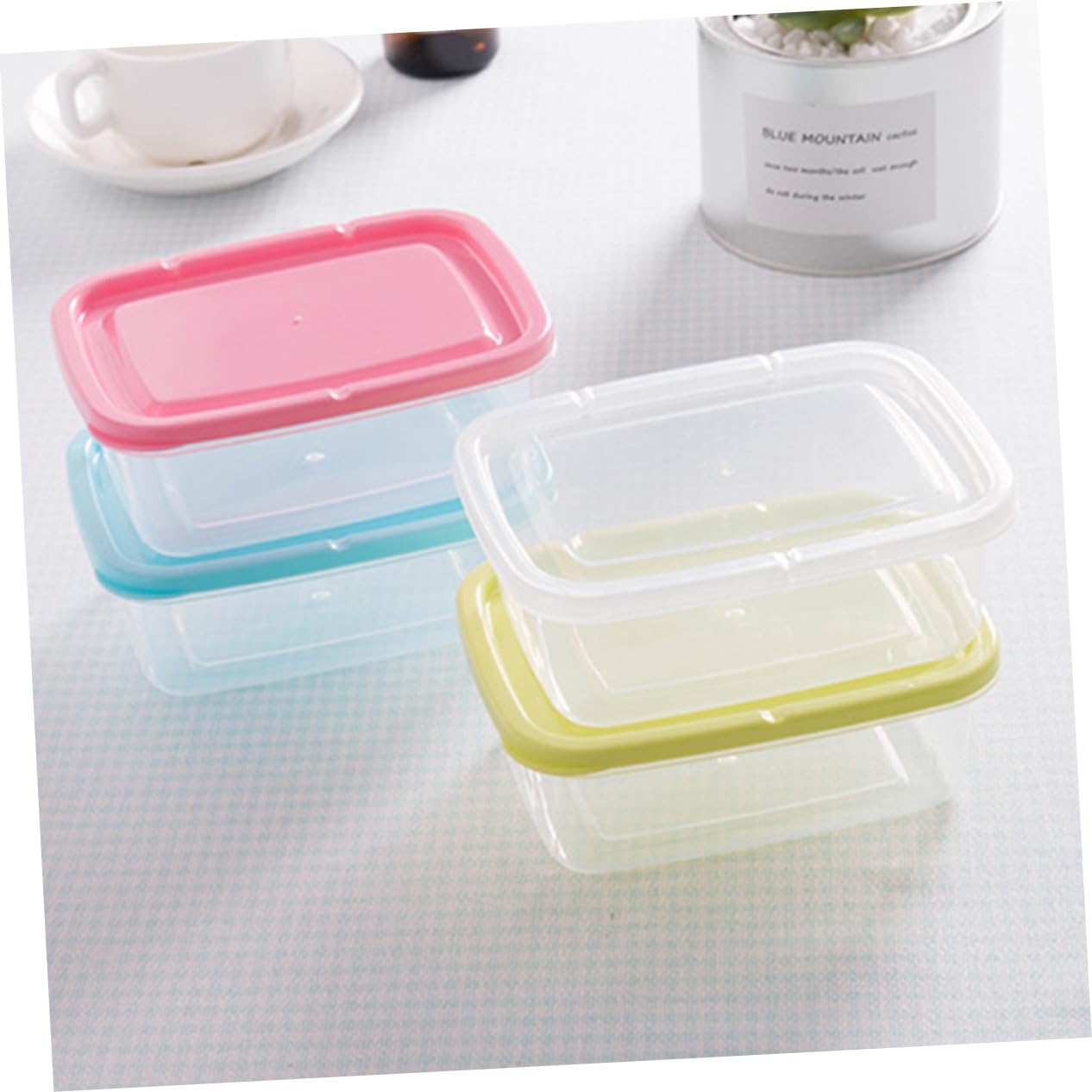 Cabilock Contenitori Alimentari Mini Rettangolari 350ml 12 Pezzi in PP