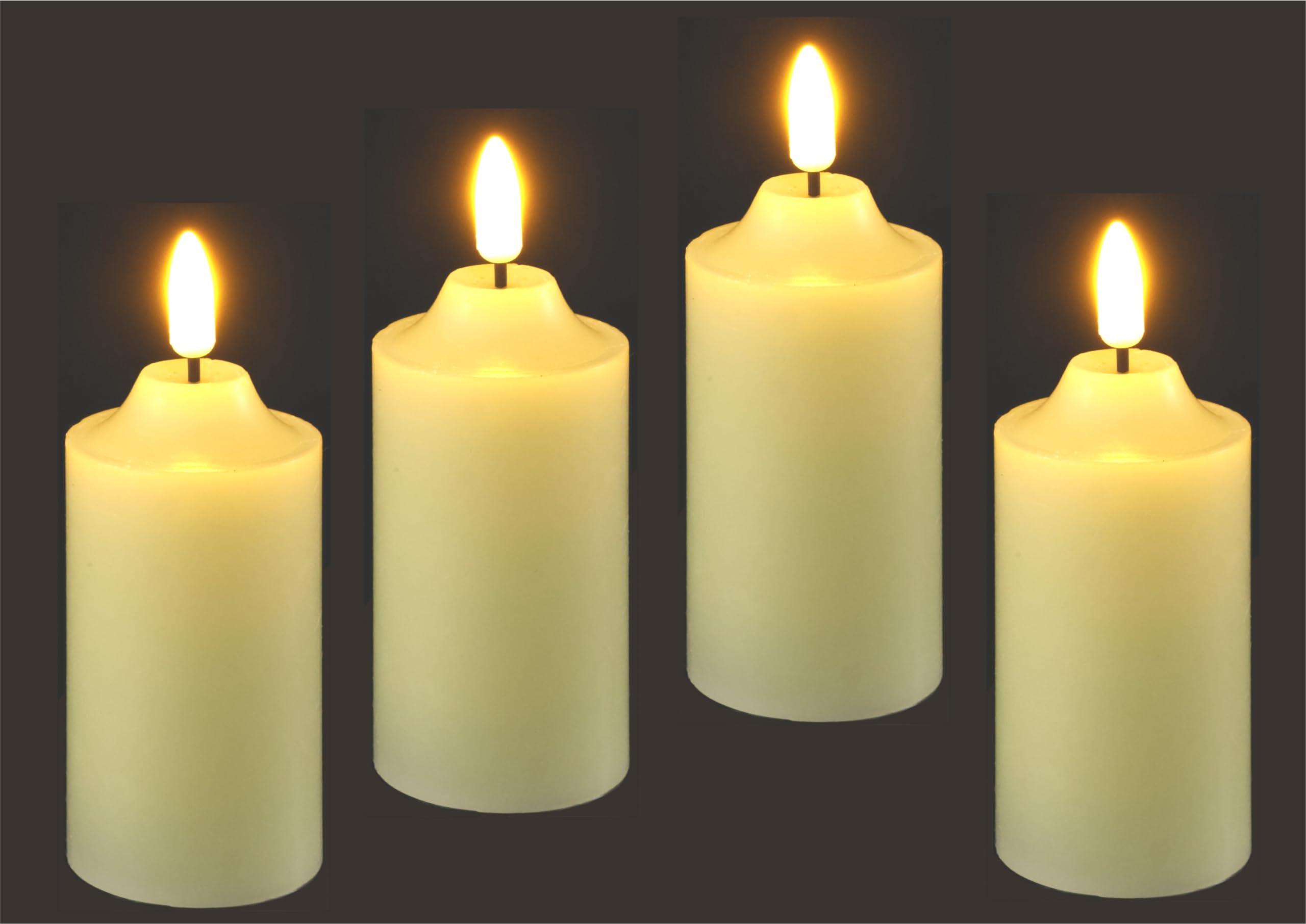 Bougies LED en cire véritable : solution sans danger pour couronne de l'Avent et décoration