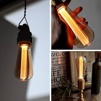 IKEA エジソンバルブLED電球 E26 暖色系 EdisonBulb 5個セット エジソンバルブLED ノスタルジア LED電球