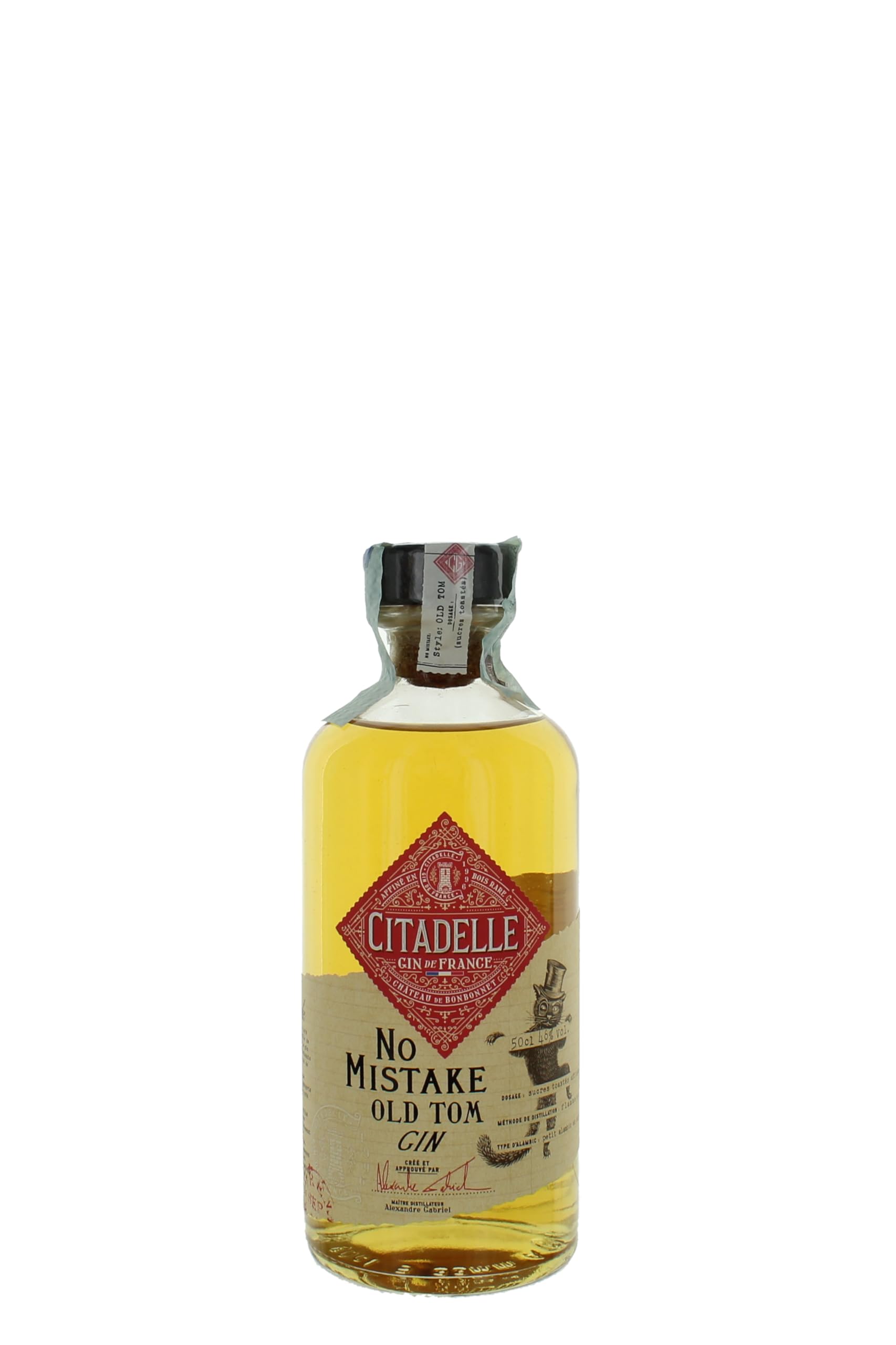 Citadelle No Mistake Old Tom Gin | Sweet-bitter profile | Rich & Refined Gin | 50cl | 46% ABV