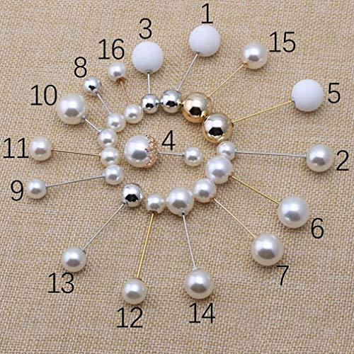 CandyT Spilla con Perla Dritta a Un Perno Spilla