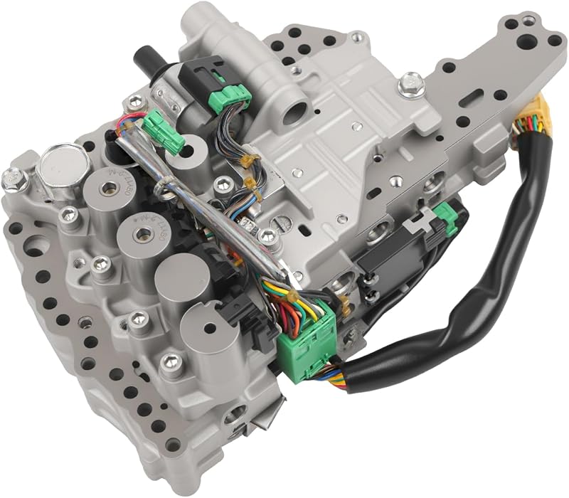 Corpo de válvulas da transmissão QBselecar RE0F10A JF011E com 1 motor de passo e solenoide – 1 unidade