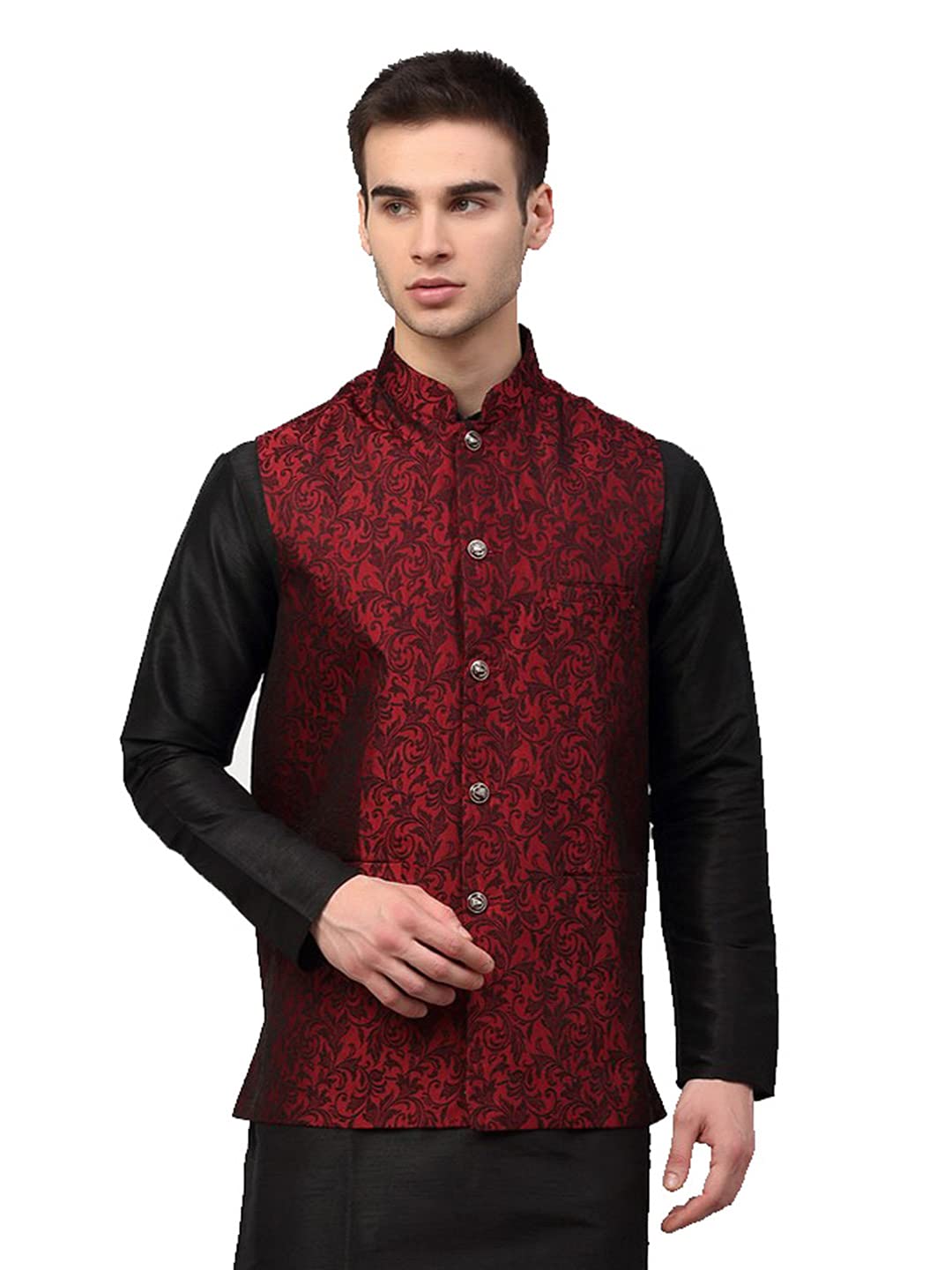 jompers Men's Woven Design Waistcoat-picture-28