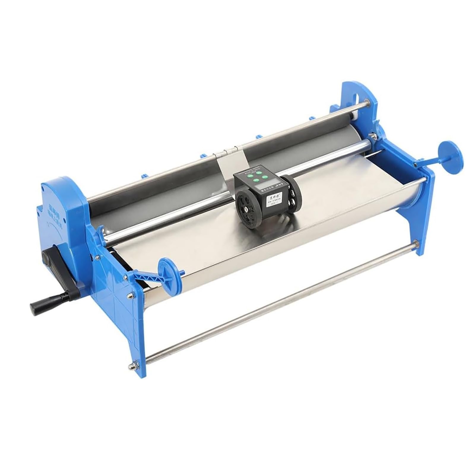 GYKOZY Manual Wallpaper Glue Coater, Stainless Steel Wallpaper Paste Coating Machine with Meter Counter, 8L Glue Tank, 53cm Width, for Paste, Cementing, Gumming, Starching, Home Construction Use