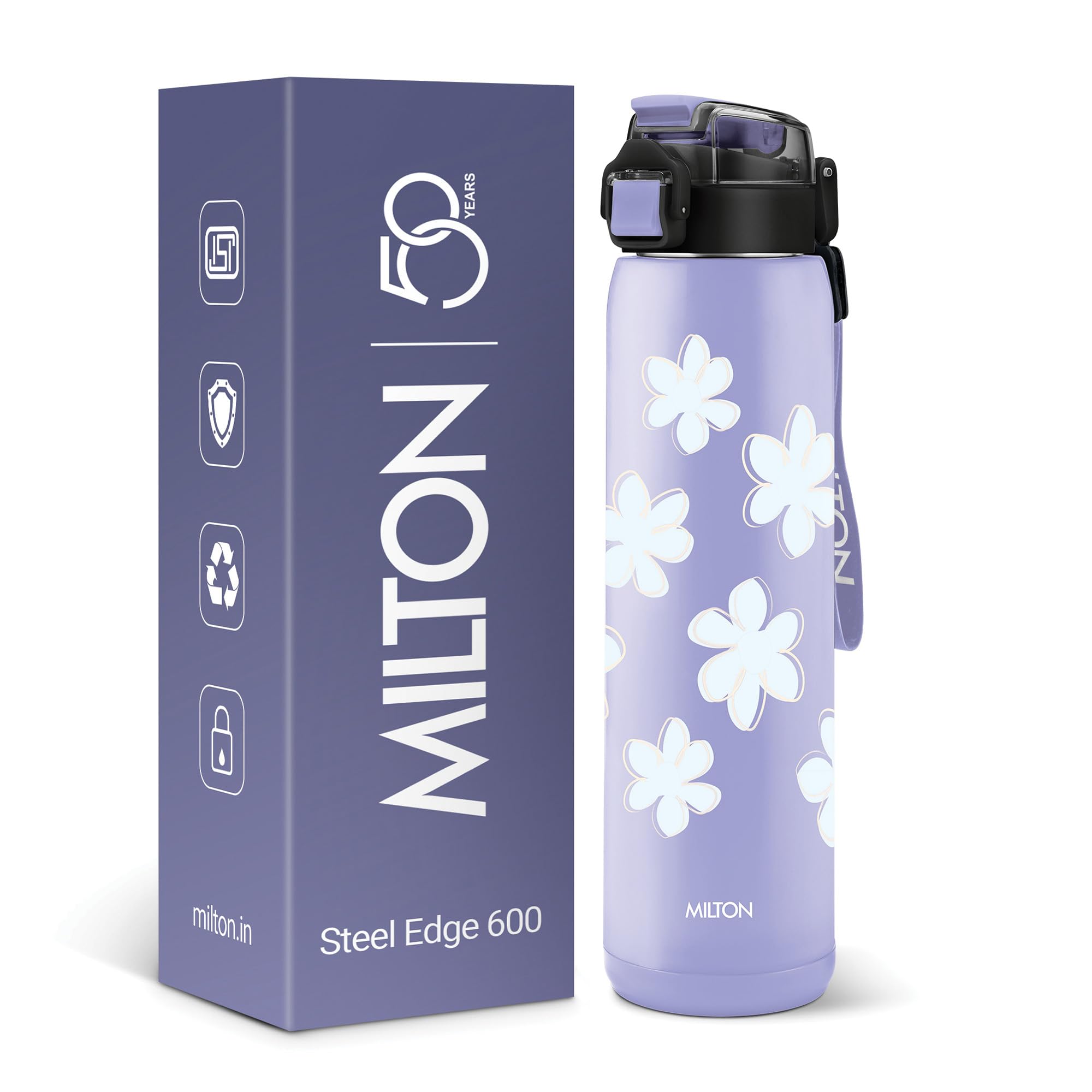 Milton Steel Edge 600 Water Bottle - Military Green -13 Milton Steel Edge 600 Water Bottle - Military Green -13