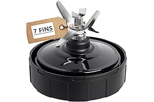 7 Fins Ninja Replacement Blade, Blender Blade Fits Ninja BL450_30 BL480_30 Ninja Blender Replacement Parts