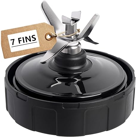 7 Fins Ninja Replacement Blade, Blender Blade Fits Ninja BL450_30 BL480_30 Ninja Blender Replacement Parts