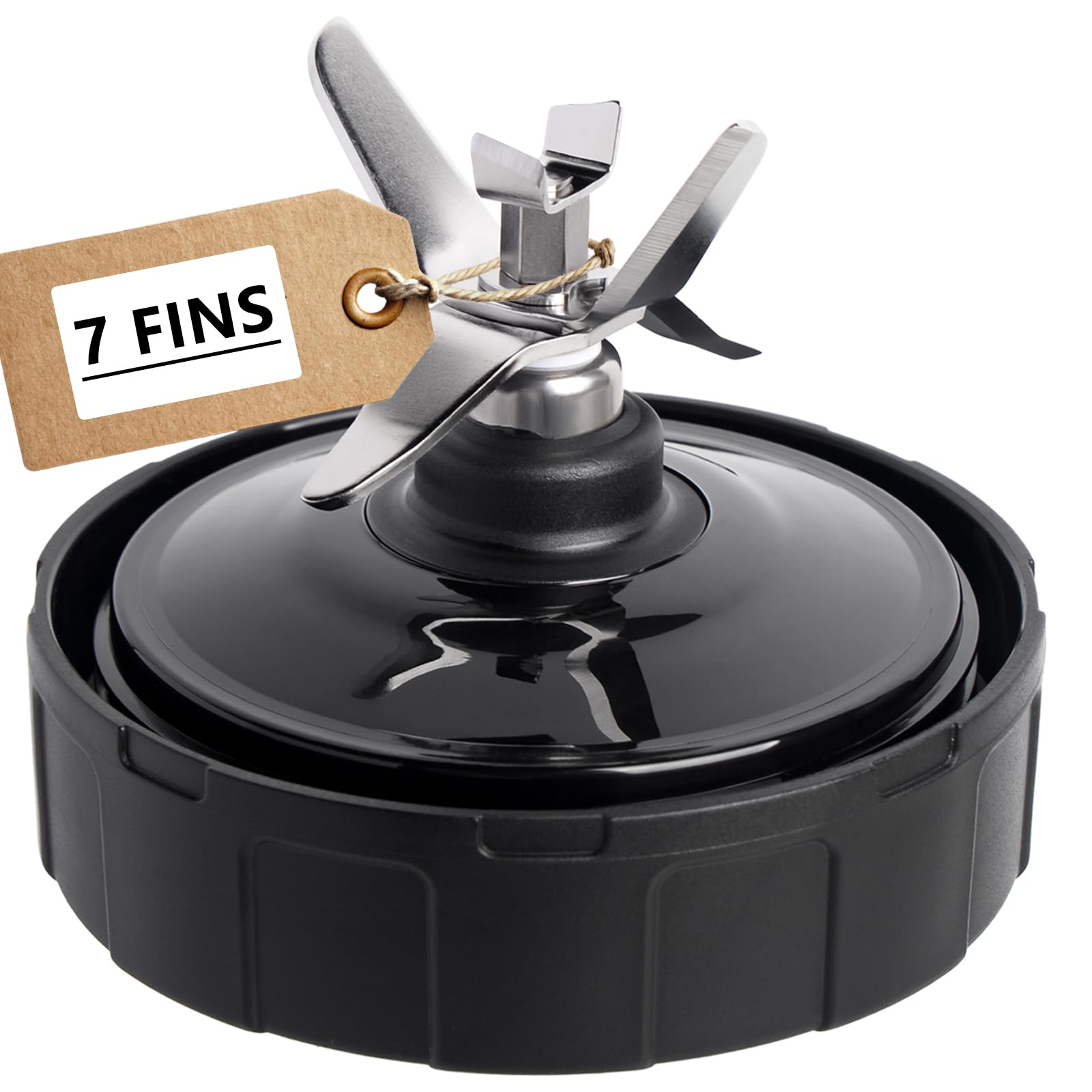 HUANSERA 7 Fins Blender Replacement Parts Compatible for Ninja Blender, Blender Blade Fits Ninja BL450_30 BL480_30 BL490_30 BL640 BN400 BN750 BN800 CL405CO CT680 NN100A NN101 NN102 BL2012
