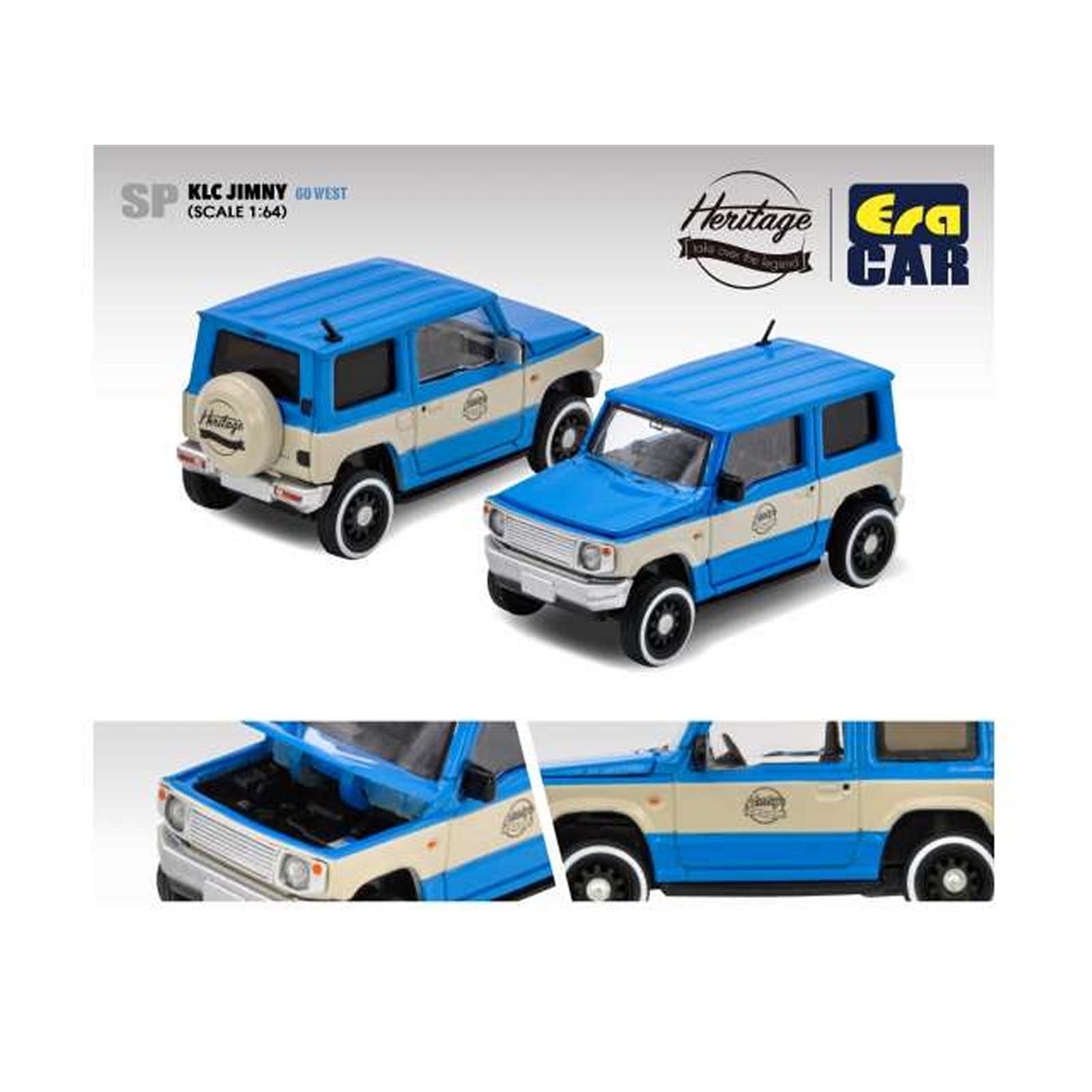 Modellino ERA CAR 1:64 Suzuki Jimny Sierra Kawaii Cielo - Edizione Speciale Limitata