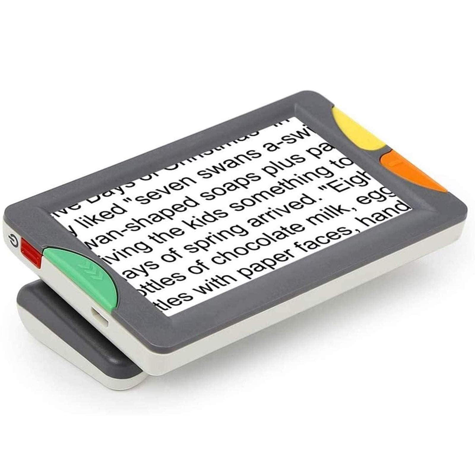 Loupe numérique portable – Plusieurs modes de couleur et sortie TV – Aide à la lecture électronique pour la dégénérescence maculaire, la détérioration de la rétine