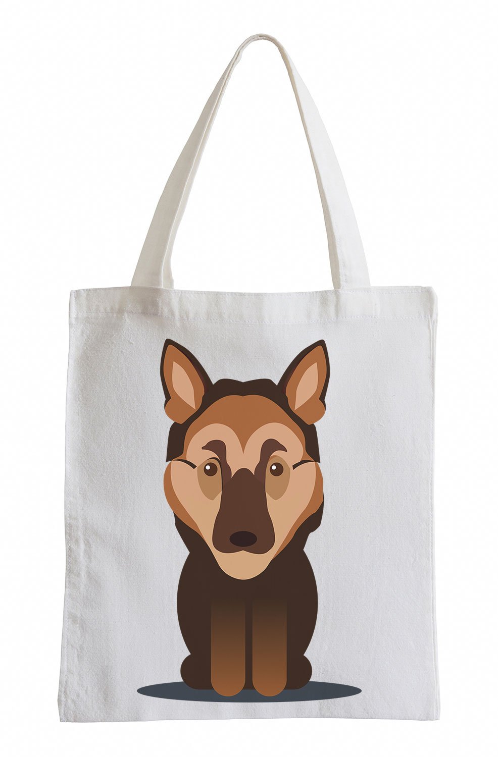 Raxxpurl Shepherd Dog Fun Jute Bag