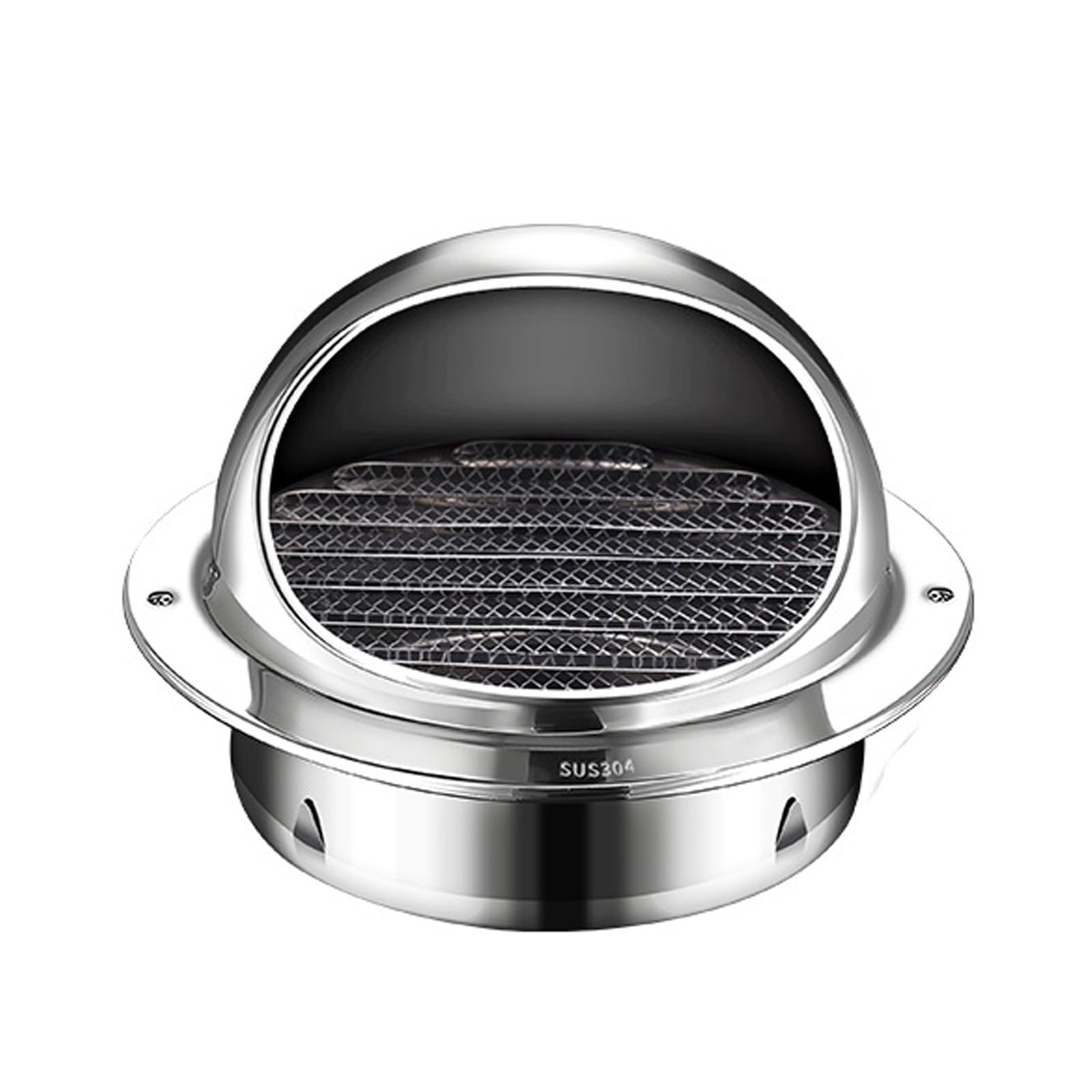Grille de ventilation pour conduit d'évacuation 304 | Grille d'aération en acier inoxydable | Aération murale extérieure | Aération murale domestique | Convient aux climatiseurs | Résistante aux pet