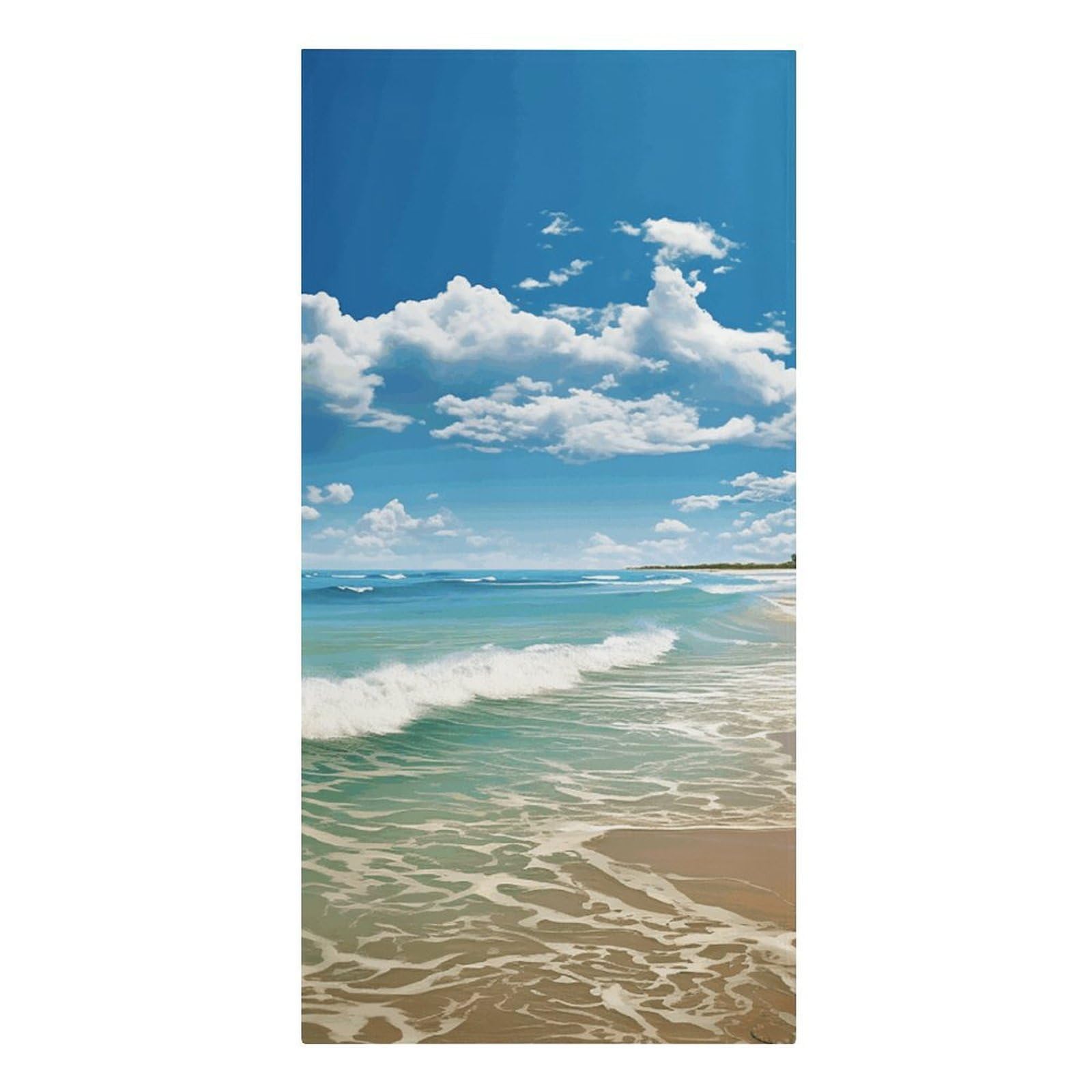 Khauerbc Style Sandy Beach Quick Dry Towels,Quick Dry Super Absorbent ，Large Oversized Beach Towel，61.4 * 30.3 Inches. Fiber Beach Towels Is Sand Proof Tropical Beach Essentials.